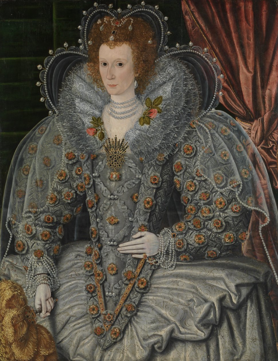 Naisen muotokuva, n. 1600. tekijältä British Painter