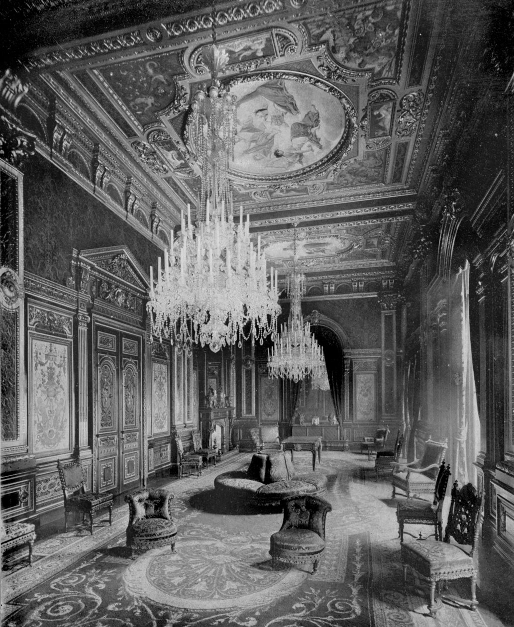 The Drawing Room of Mercers Hall, Ironmonger Lane, Lontoo, 1890 tekijältä British Photographer