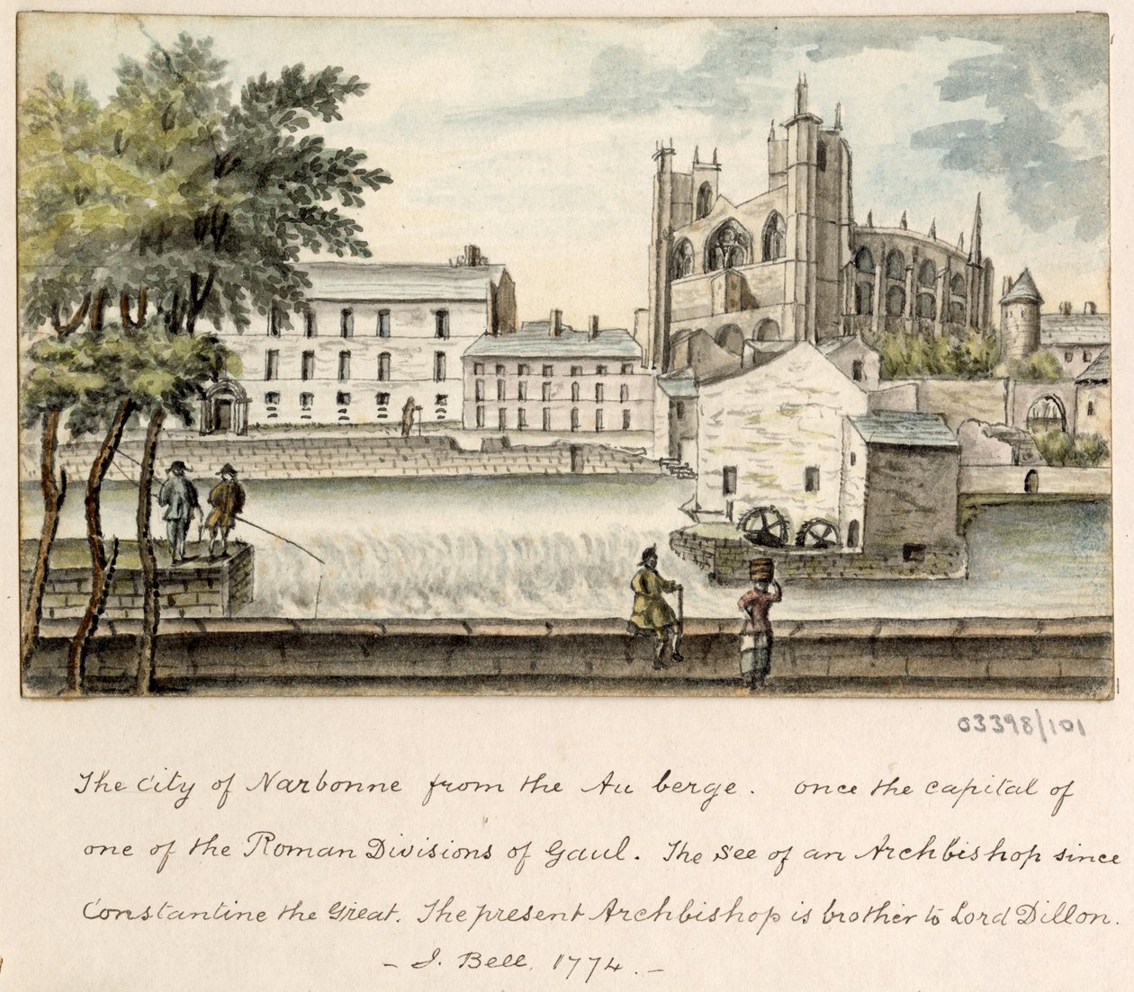 Uma série de esboços, vistas na Grã-Bretanha, no continente e na América 1772-1778 (aquarela) finlandês tekijältä British School