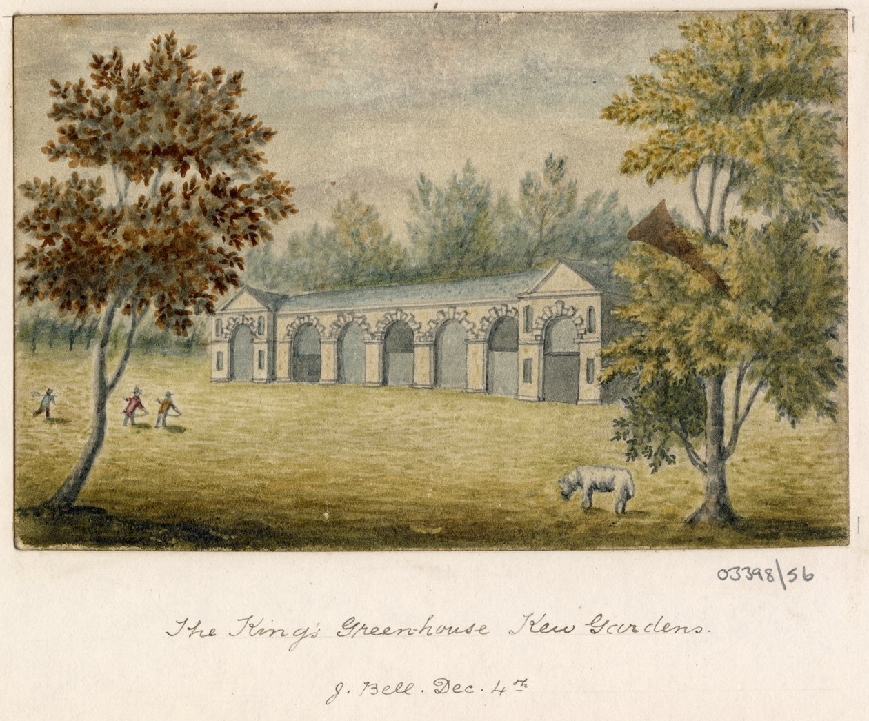 Sarja luonnoksia, näkymiä Isossa-Britanniassa, mantereella ja Amerikassa 1772-1778 (akvarelli) tekijältä British School