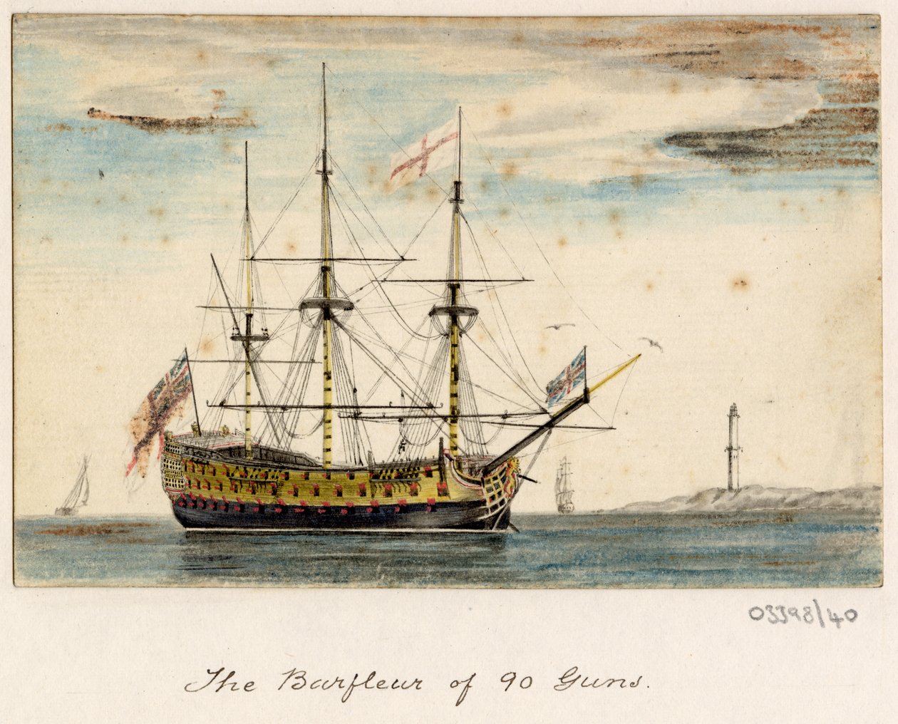 Sarja luonnoksia, näkymiä Isossa-Britanniassa, mantereella ja Amerikassa 1772-1778 (akvarelli) tekijältä British School
