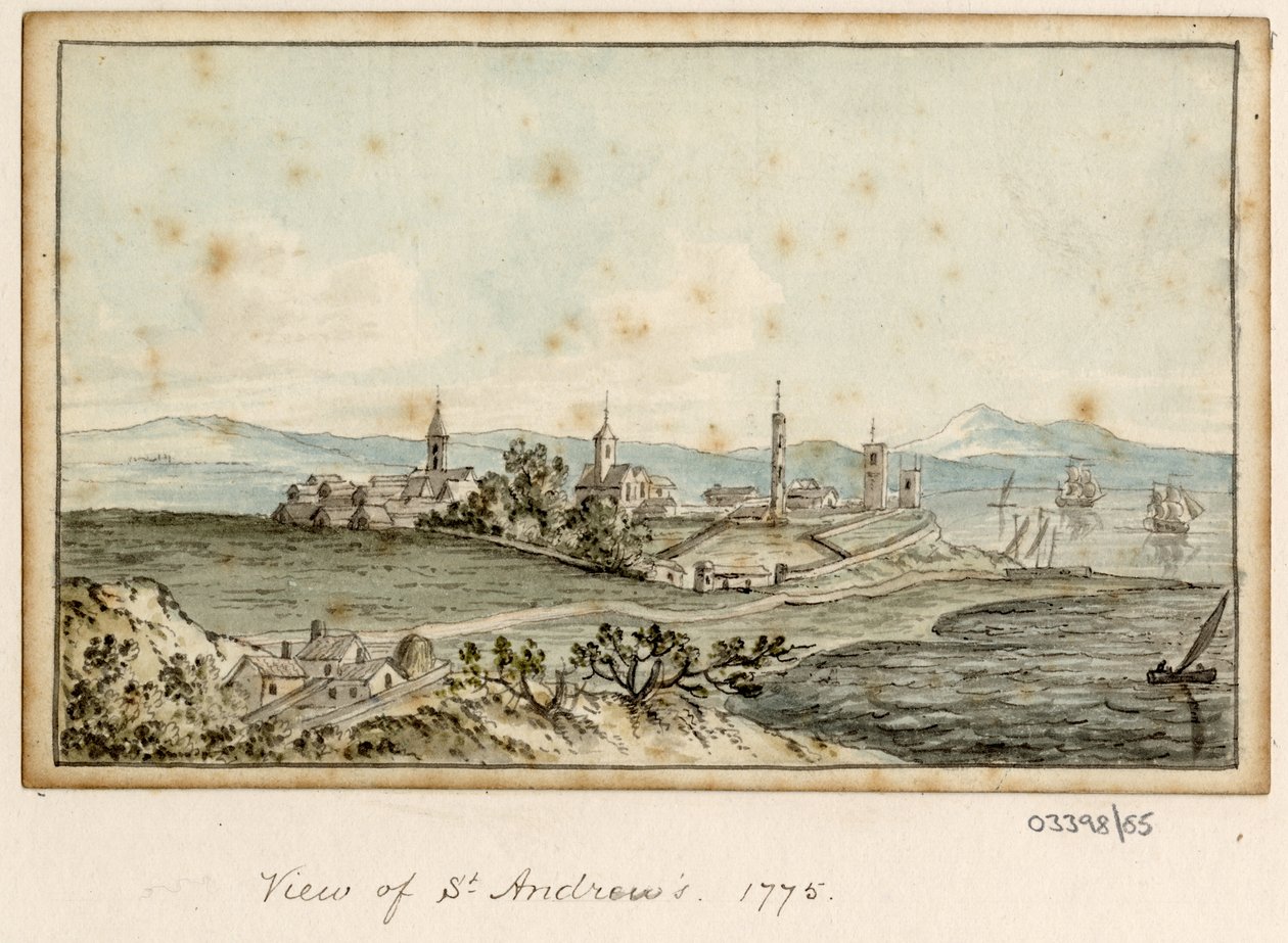 Sarja luonnoksia, näkymiä Isossa-Britanniassa, mantereella ja Amerikassa 1772-1778 (akvarelli) tekijältä British School