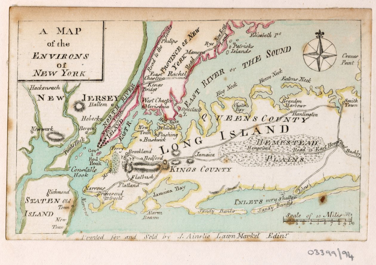 Sarja luonnoksia, näkymiä Isossa-Britanniassa, mantereella ja Amerikassa 1772-1778 (akvarelli) tekijältä British School