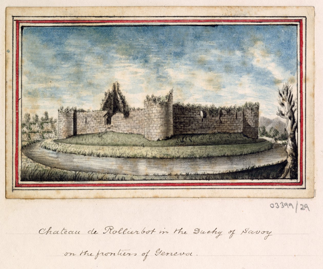 Sarja luonnoksia, näkymiä Isossa-Britanniassa, mantereella ja Amerikassa 1772-1778 (akvarelli) tekijältä British School