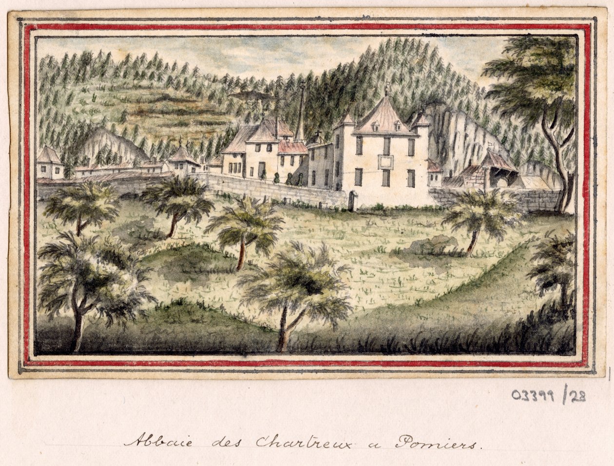 Sarja luonnoksia, näkymiä Isossa-Britanniassa, mantereella ja Amerikassa 1772-1778 (akvarelli) tekijältä British School