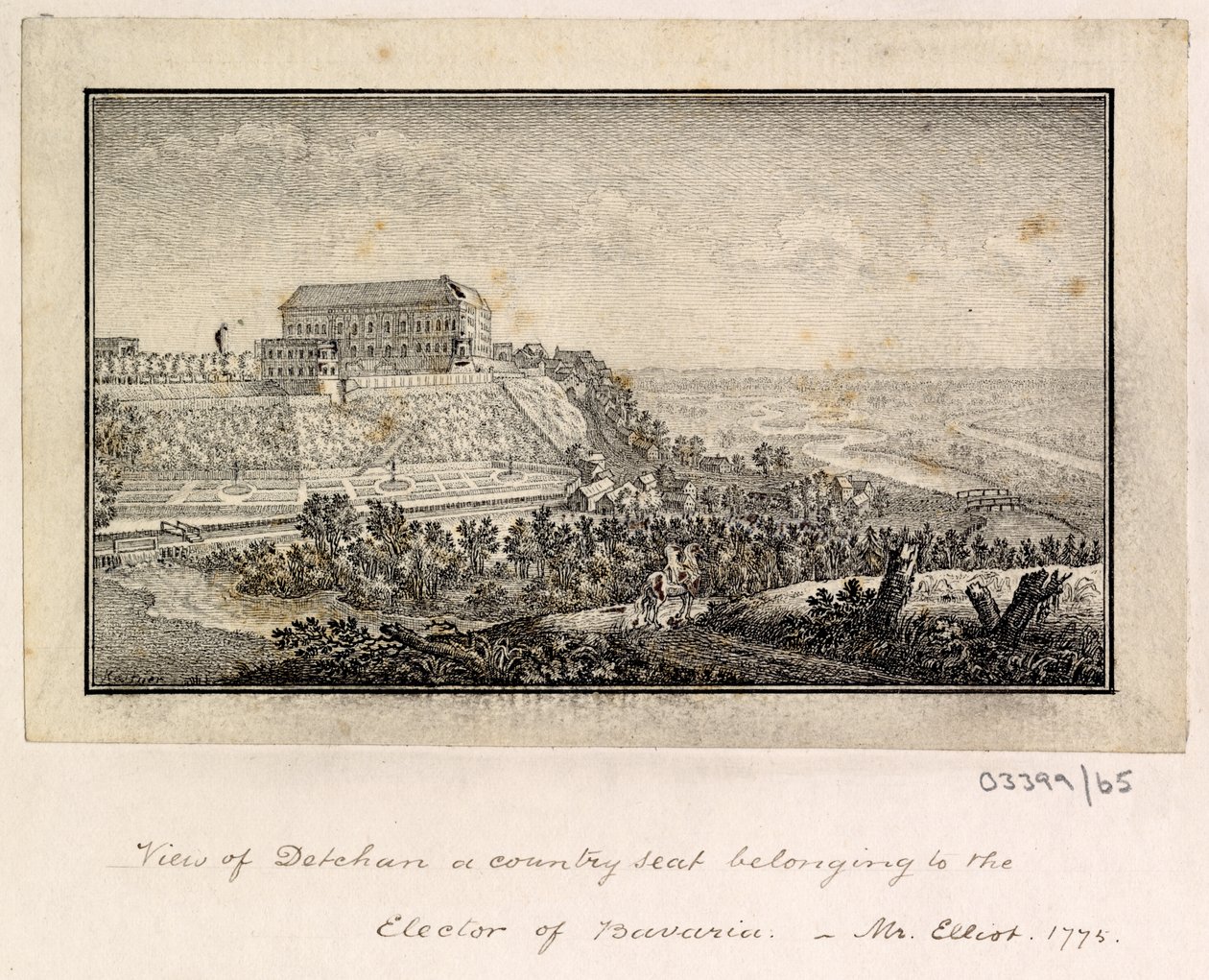 Sarja luonnoksia, näkymiä Isossa-Britanniassa, mantereella ja Amerikassa 1772-1778 (piirustus) tekijältä British School