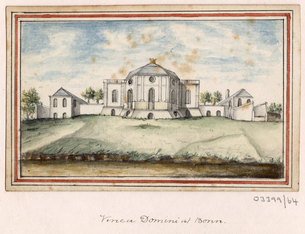 Sarja luonnoksia, näkymiä Isossa-Britanniassa, mantereella ja Amerikassa 1772-1778 (akvarelli) tekijältä British School