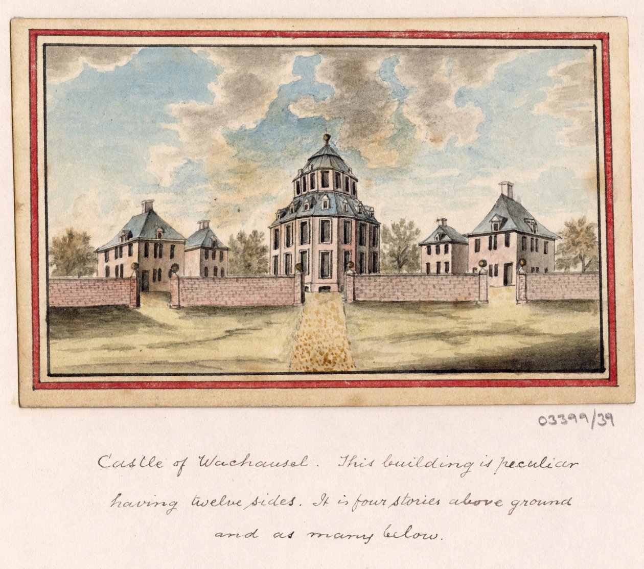 Sarja luonnoksia, näkymiä Isossa-Britanniassa, mantereella ja Amerikassa 1772-1778 (akvarelli) tekijältä British School