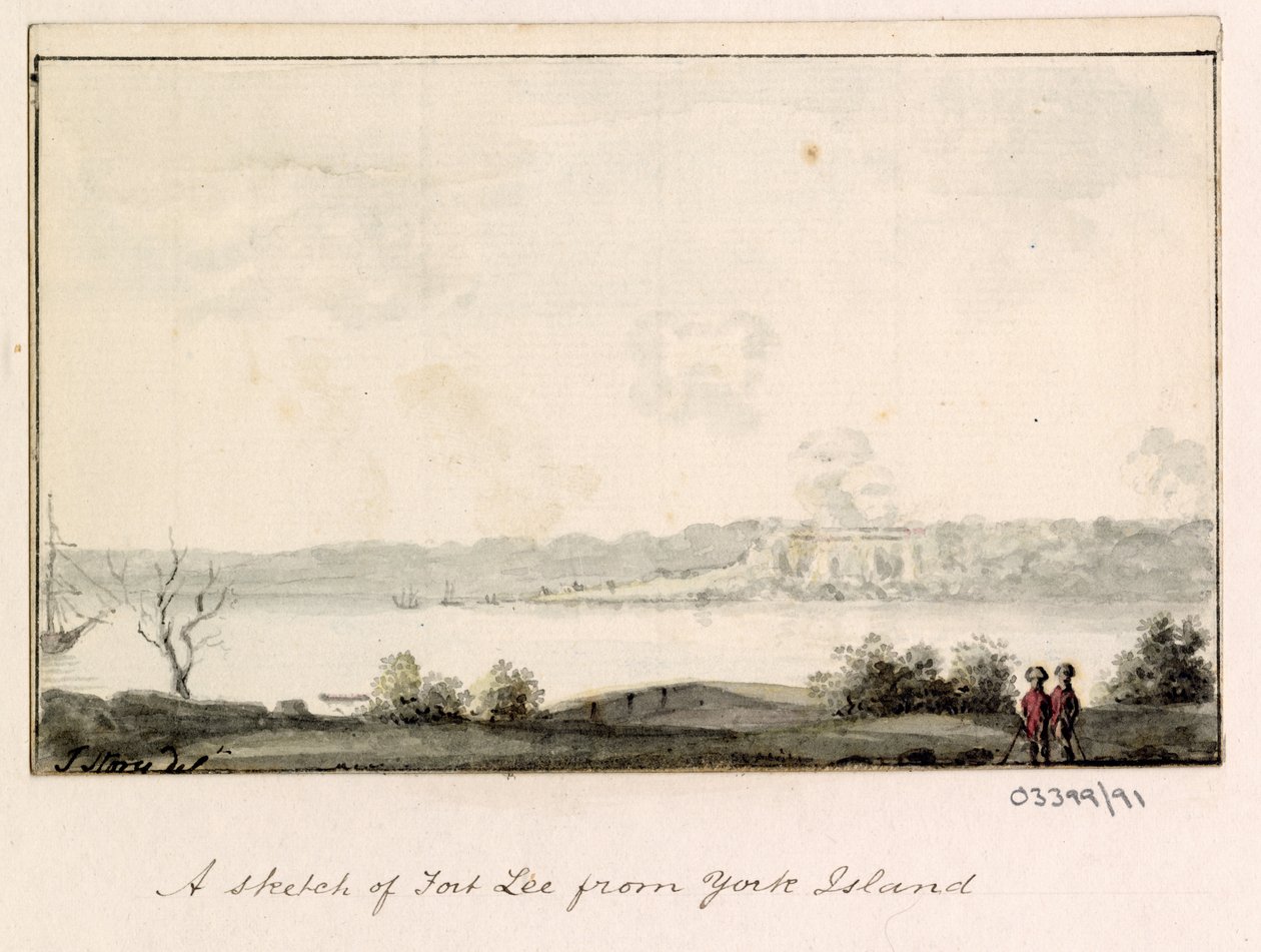 Sarja luonnoksia, näkymiä Isossa-Britanniassa, mantereella ja Amerikassa 1772-1778 (akvarelli) tekijältä British School