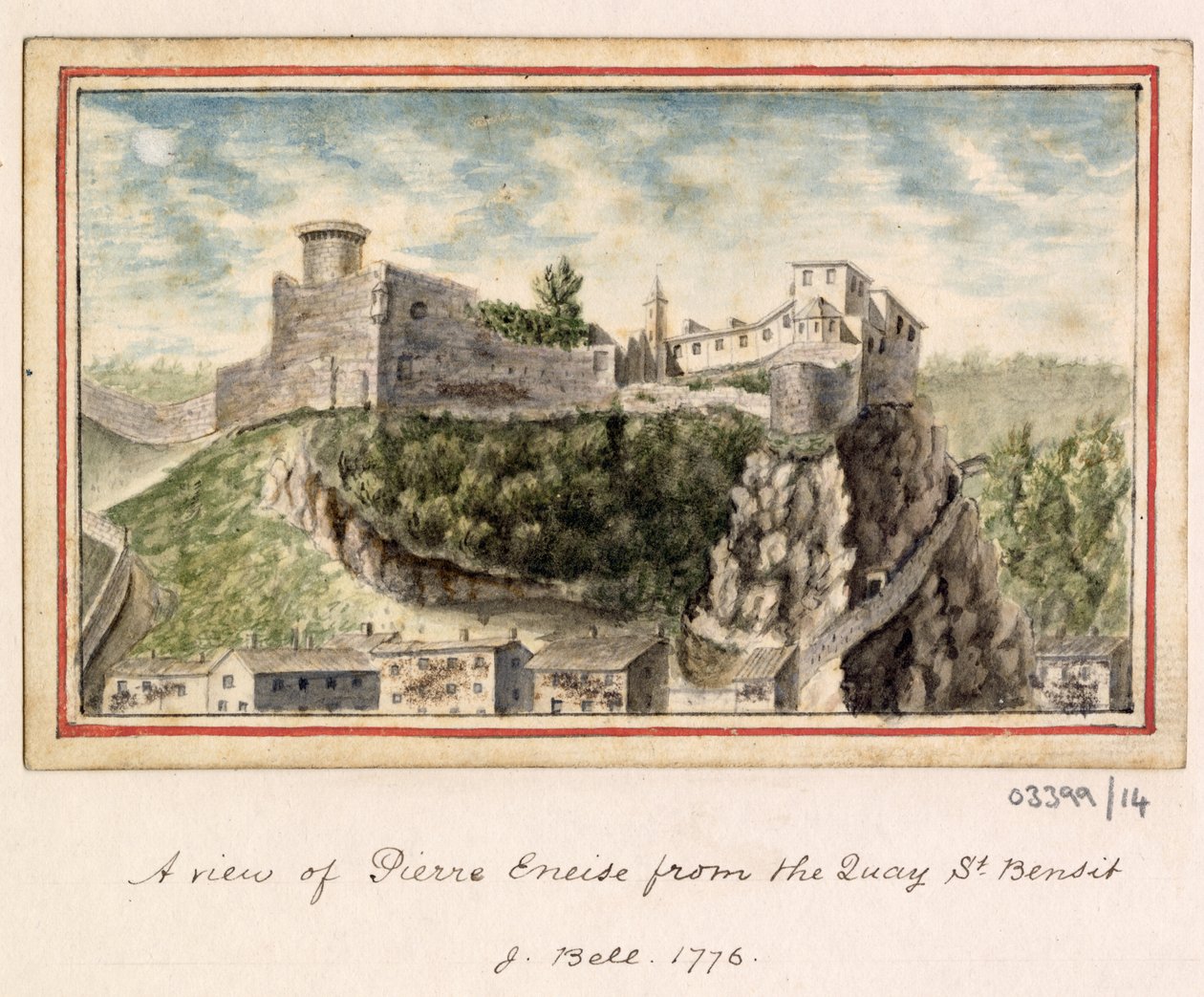 Uma série de esboços, vistas na Grã-Bretanha, no continente e na América 1772-1778 (aquarela) finlandês tekijältä British School