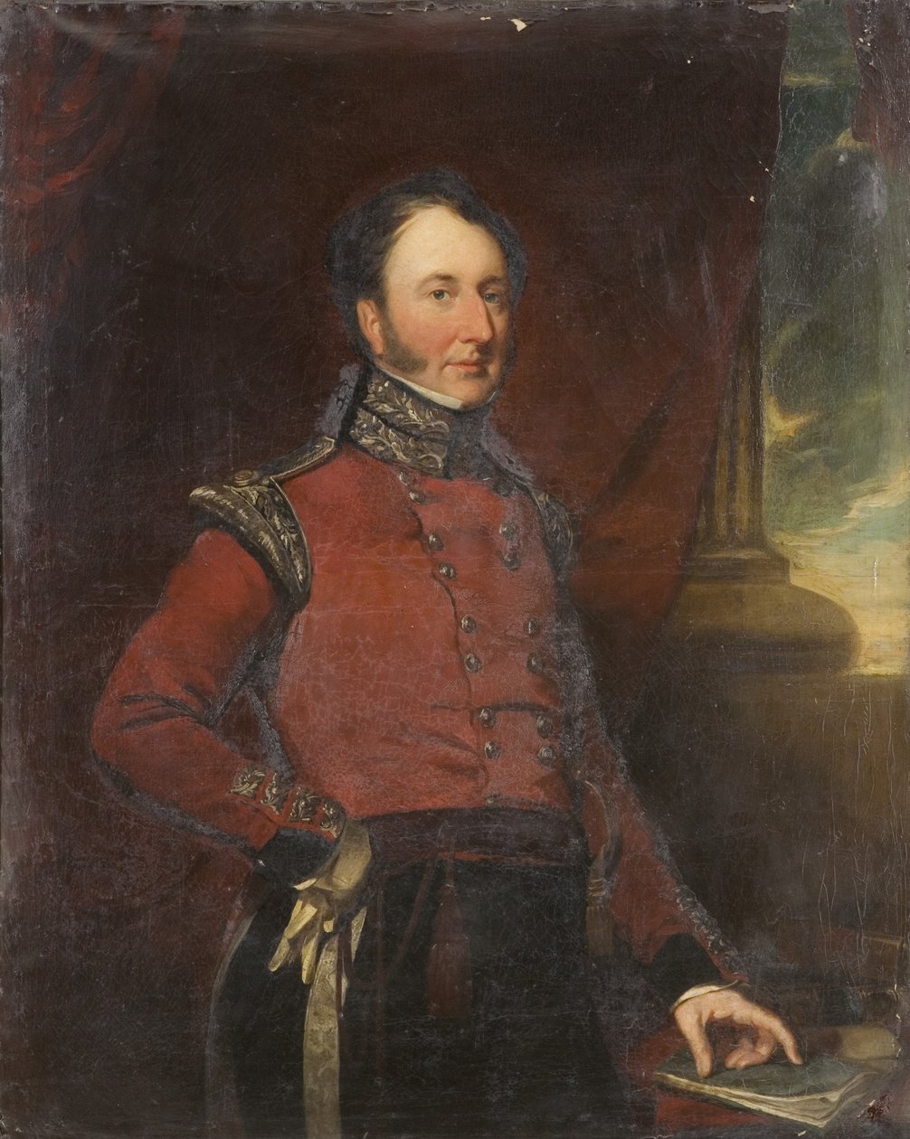 Frenchay Lodgen kapteeni Henry Charles Harford (öljy kankaalle) tekijältä British School