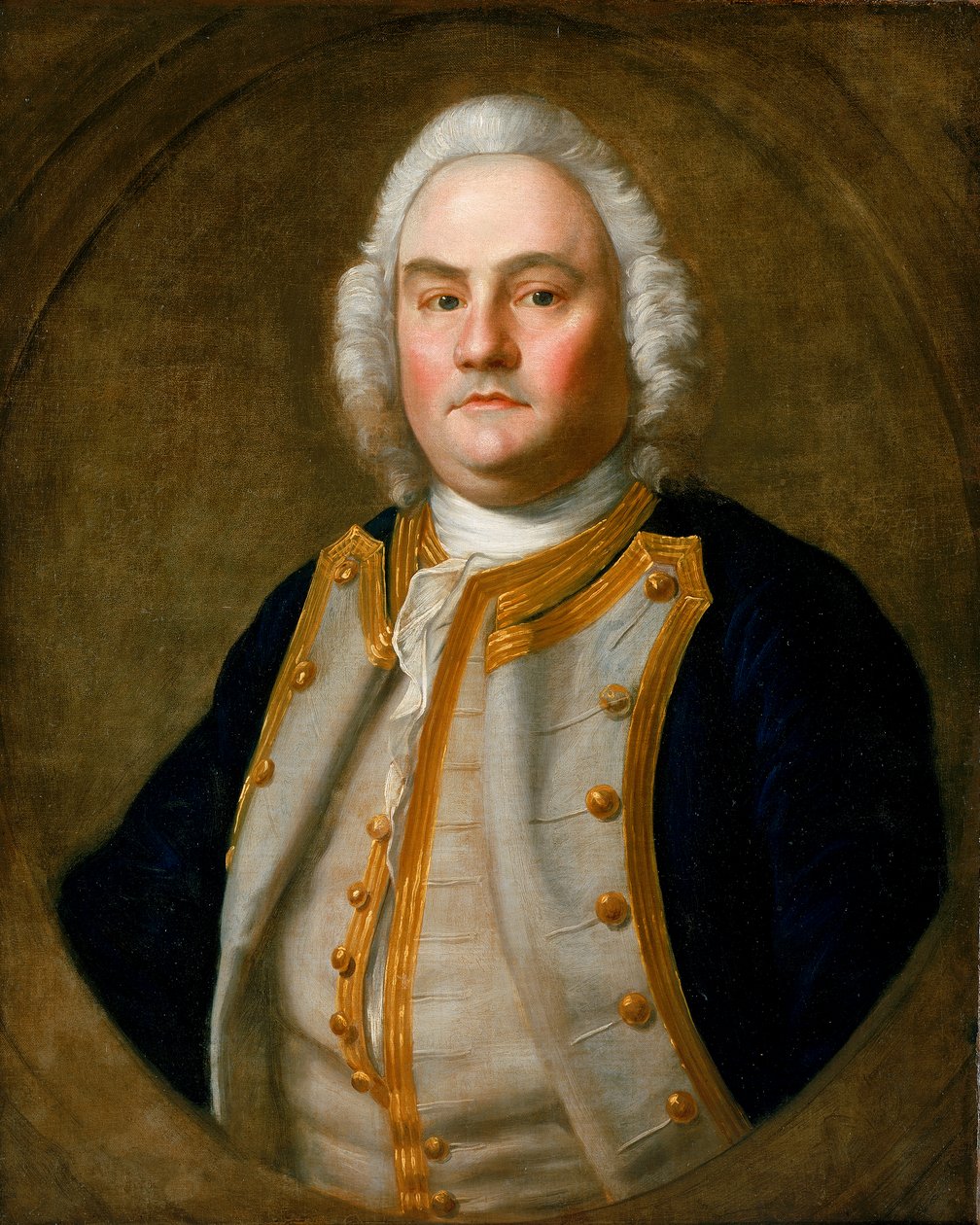 Kapteeni Justinian Nutt (noin 1710-59) tekijältä British School
