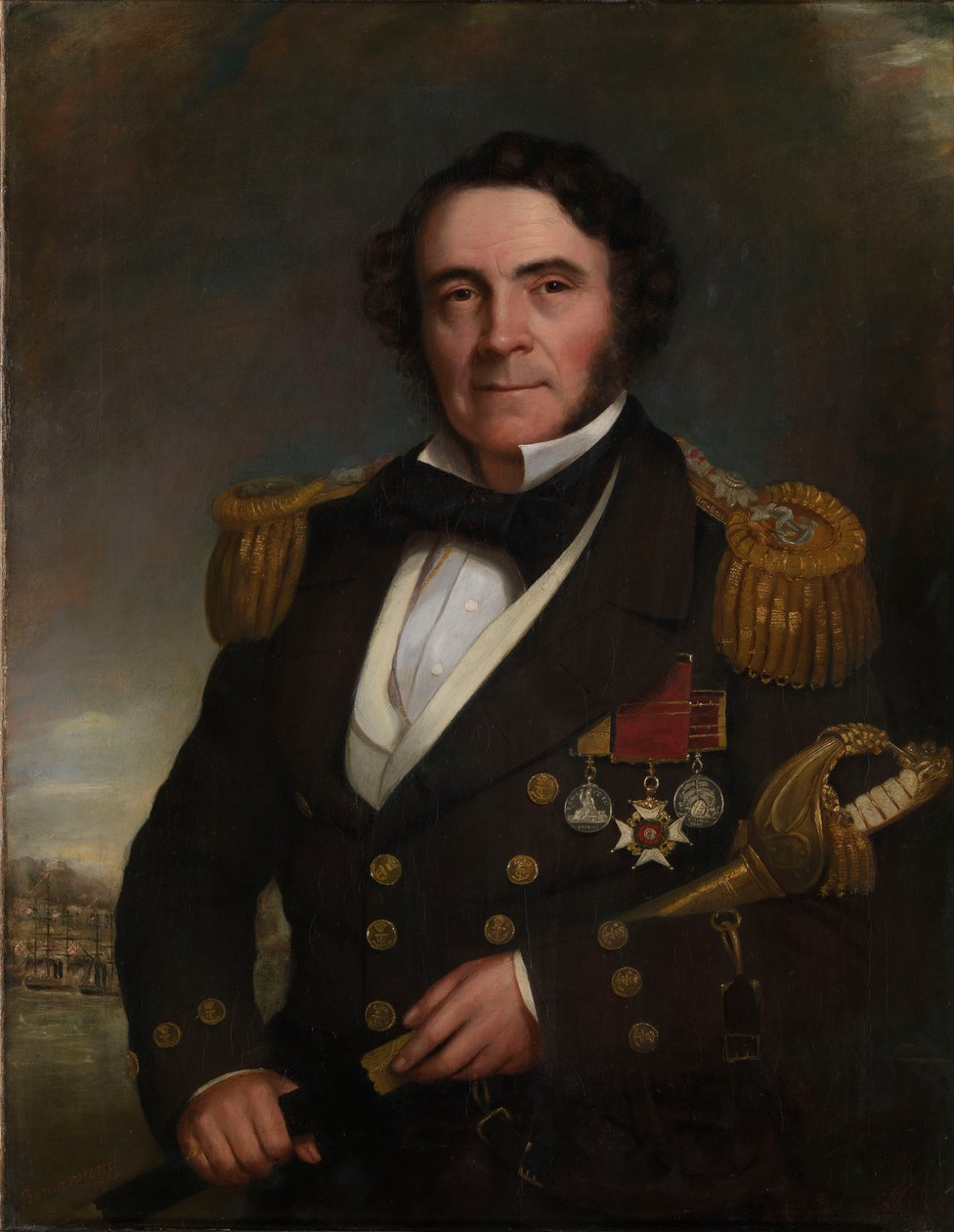 Kapteeni Sir William Hutcheon Hall (1797-1878) tekijältä British School
