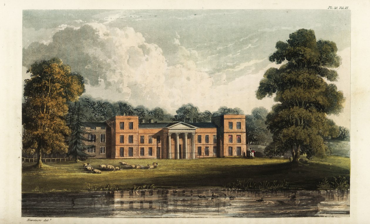 Clumber Park, Nottinghamshire, Newcastlen herttuan kotipaikka tekijältä British School