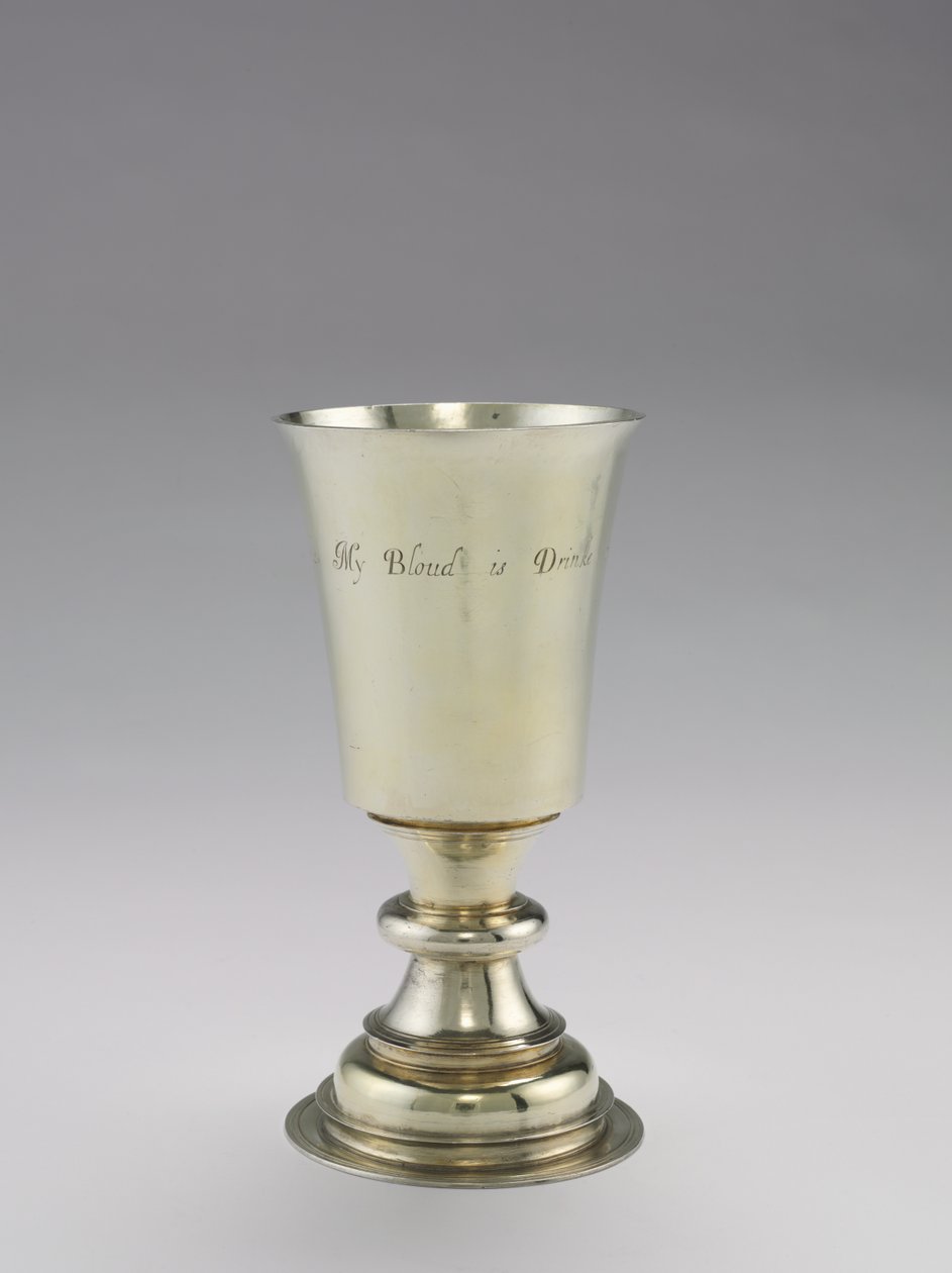 Ehtoollinen Cup, valmistanut DR, 1671-1672 tekijältä British School