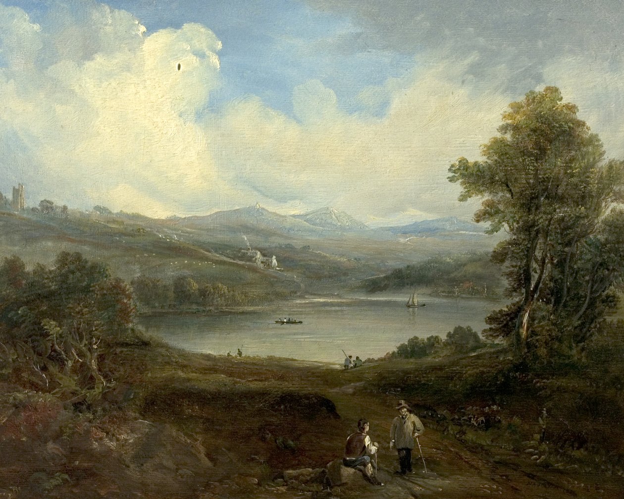 Grasmere, Westmorland, Cumbria (öljy puulle) tekijältä British School