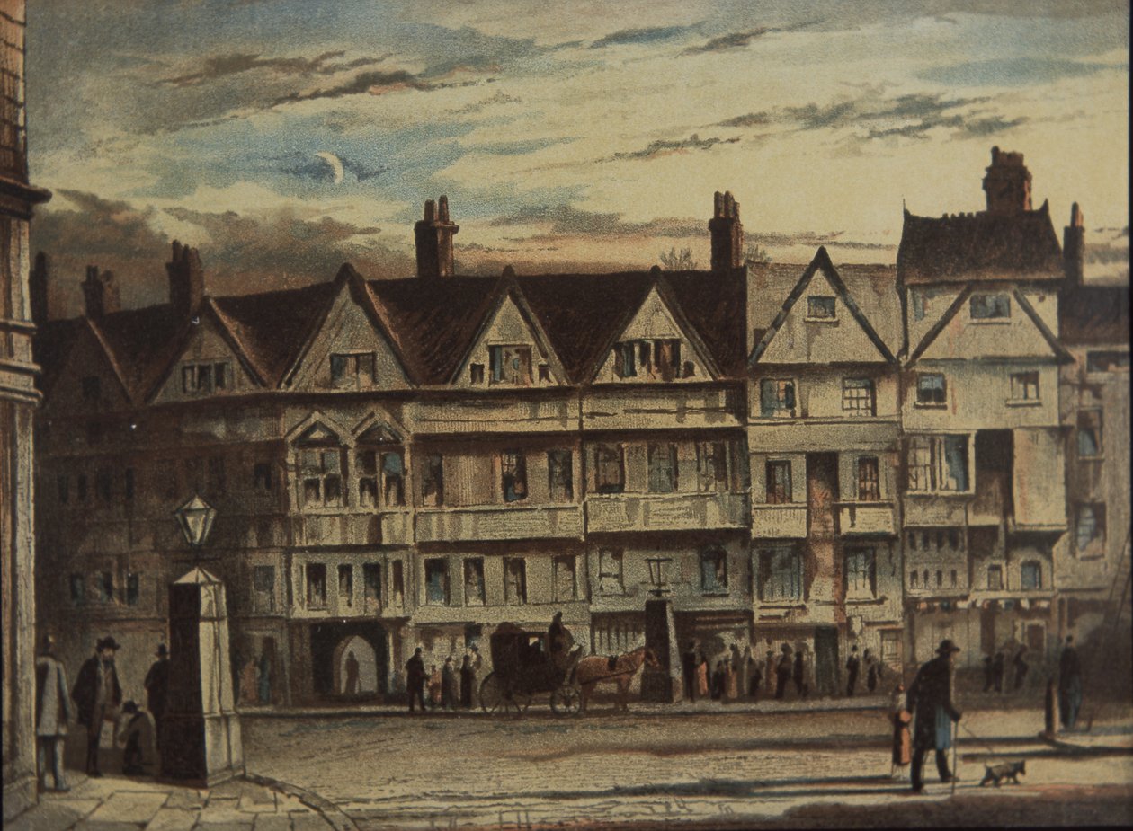 Holborn Bars, osti ja kunnosti Prudential Assurance Co, n. 1884 (väri litho) tekijältä British School
