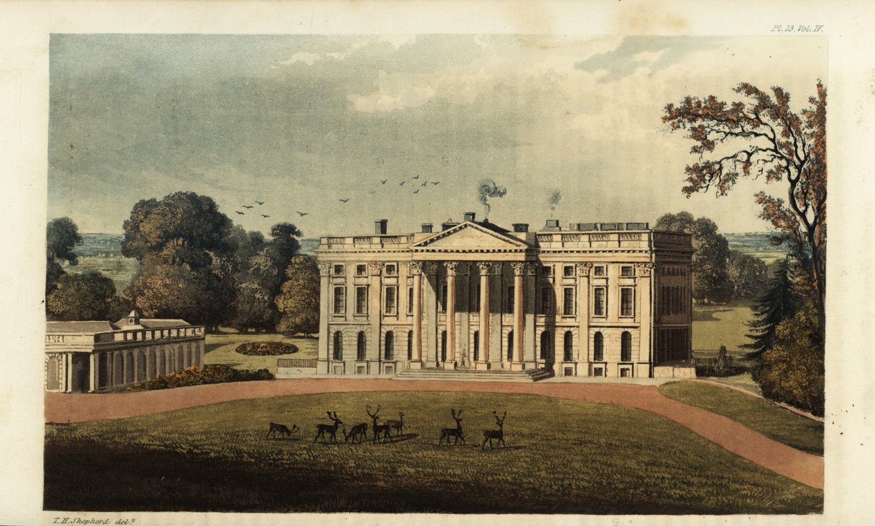 Mount Edgcumbe, Cornwall, Richard Edgcumben kotipaikka tekijältä British School