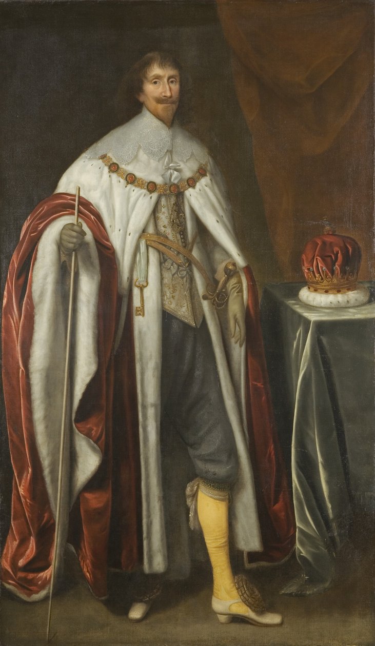 The Earl of Pembroke, n. 1627 (öljy kankaalle) tekijältä British School