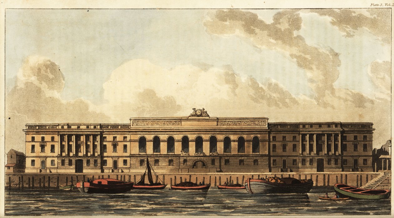 The New Custom House on the River Thames, Londonfinnish tekijältä British School