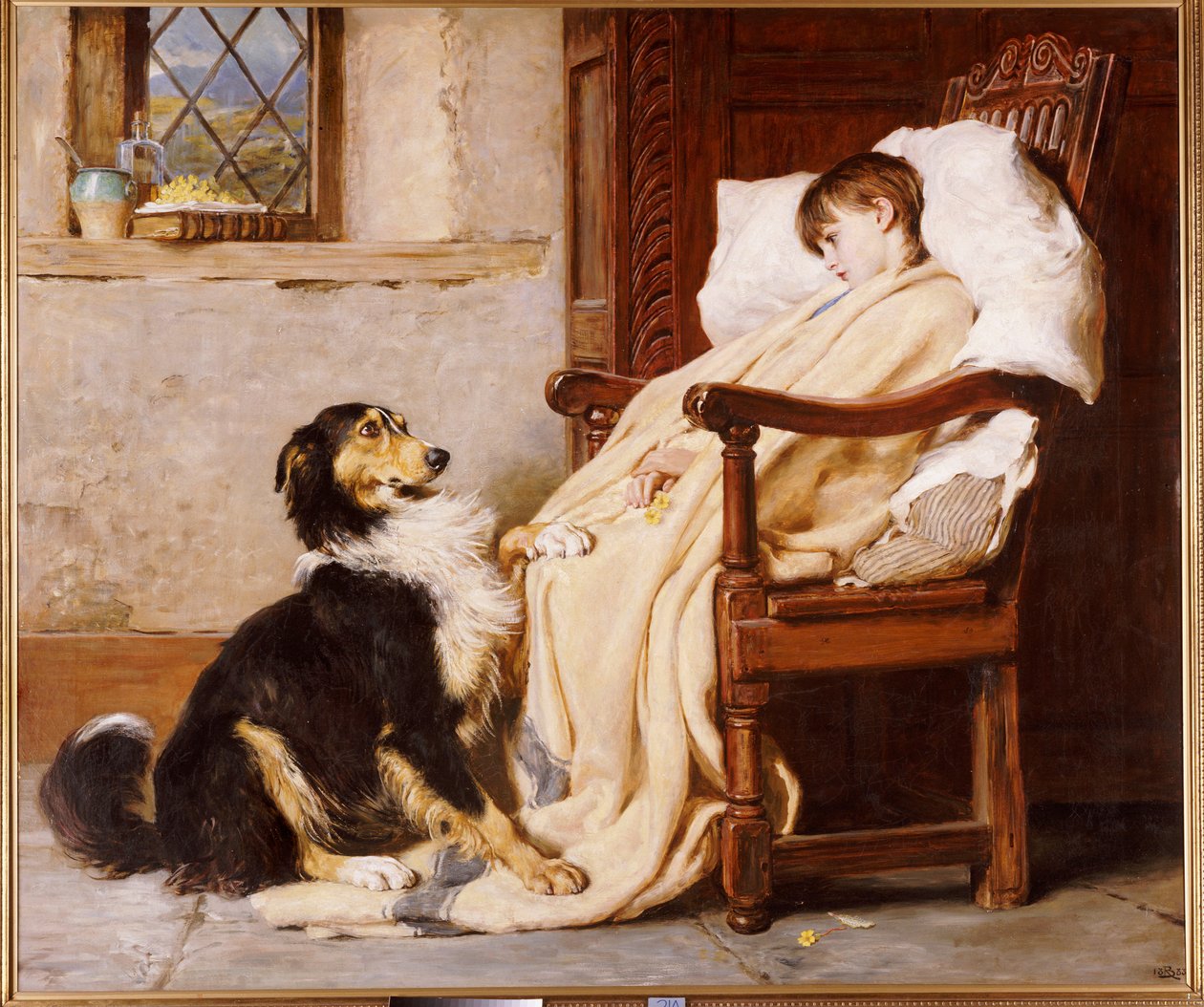 Old Playfellows, 1883 tekijältä Briton Riviere