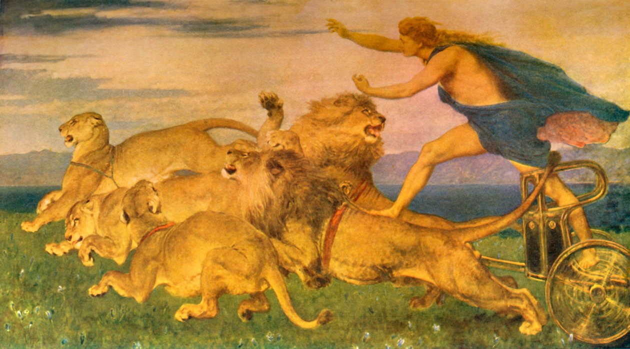 "Phoebus Apollo", 1895, c1915. tekijältä Briton Riviere