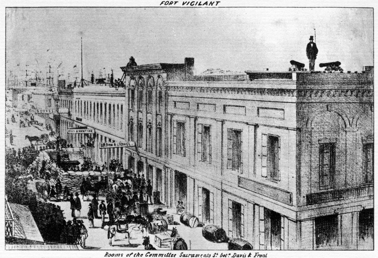 Fort Vigilant, Sacramento, Kalifornia, 1856 1937. tekijältä Britton and Rey