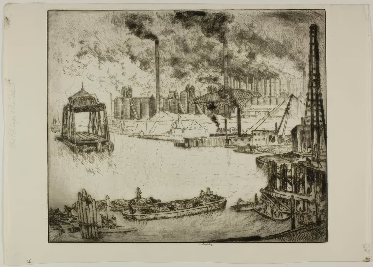 Chicago – Sillanrakentajat tekijältä Bror Julius Olsson Nordfeldt