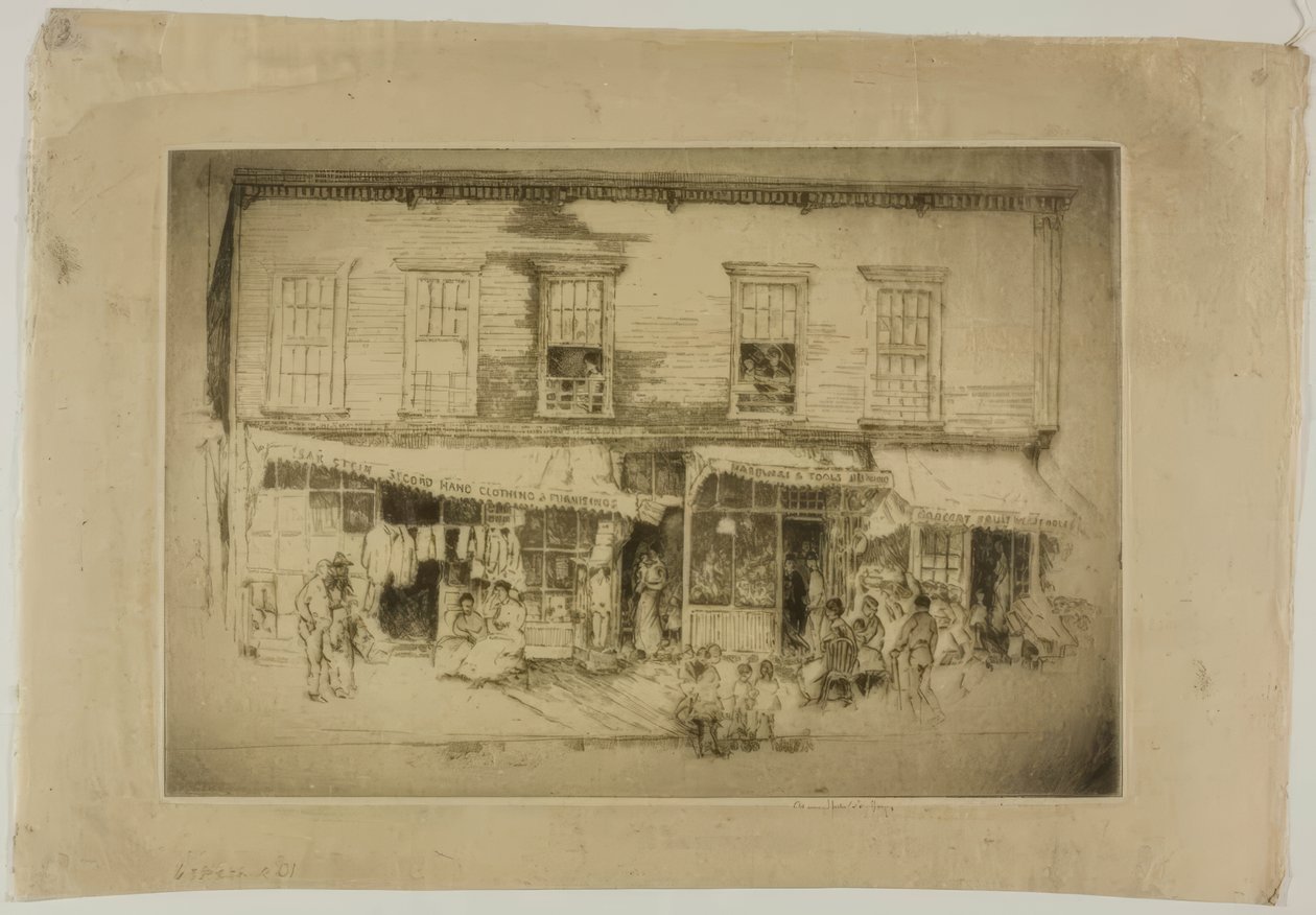 Chicago - South Clark St. 638 tekijältä Bror Julius Olsson Nordfeldt