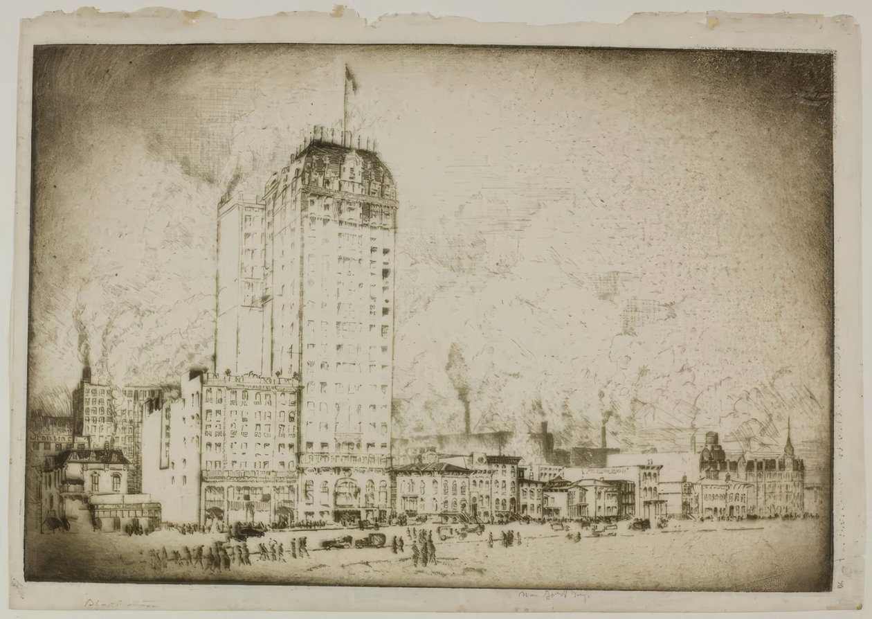 Chicago - Blackstone-hotelli tekijältä Bror Julius Olsson Nordfeldt