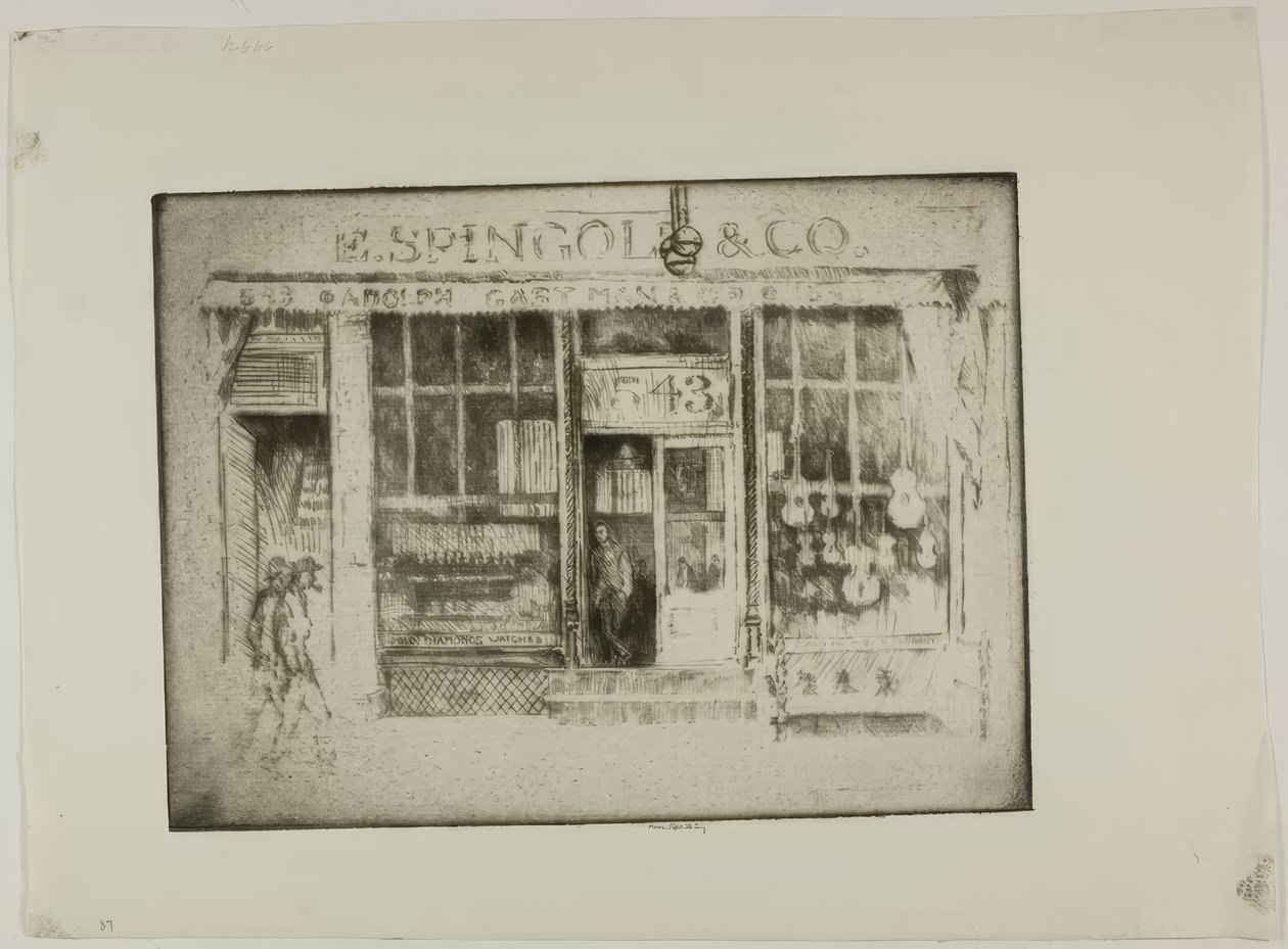 Chicago - Panttilainaamo tekijältä Bror Julius Olsson Nordfeldt