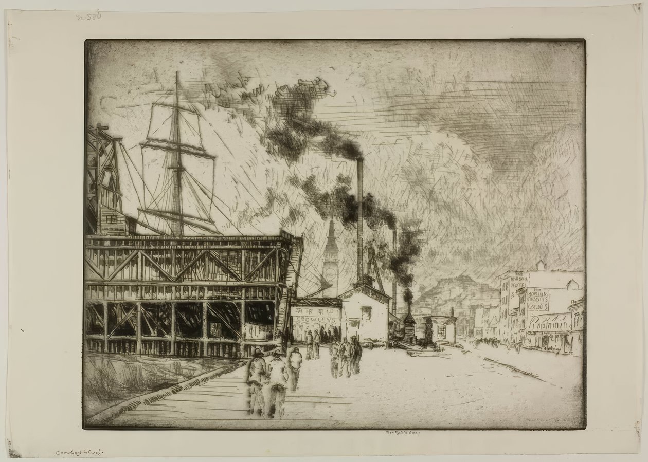 Crowleyn laituri tekijältä Bror Julius Olsson Nordfeldt