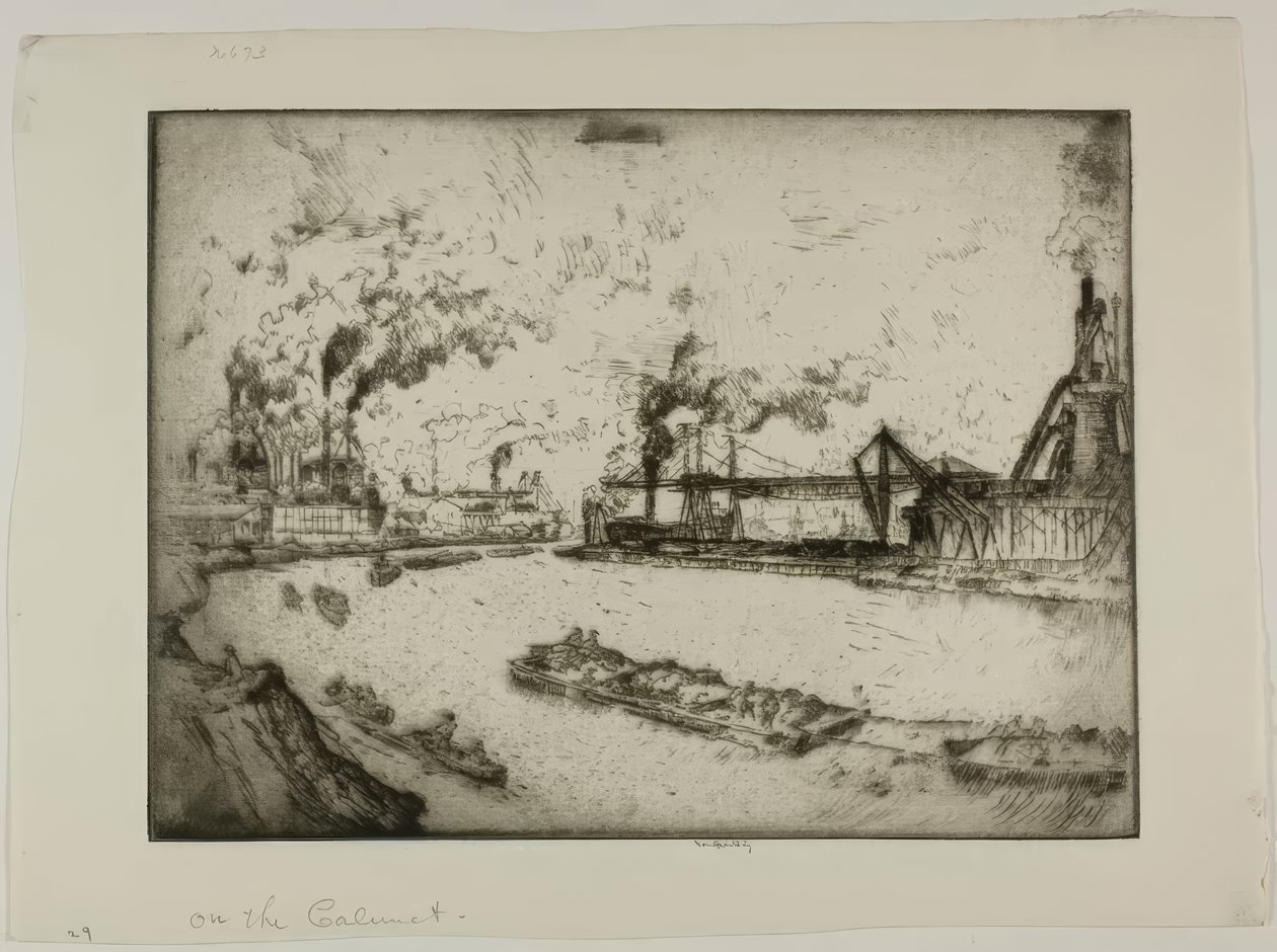 Calumetilla tekijältä Bror Julius Olsson Nordfeldt