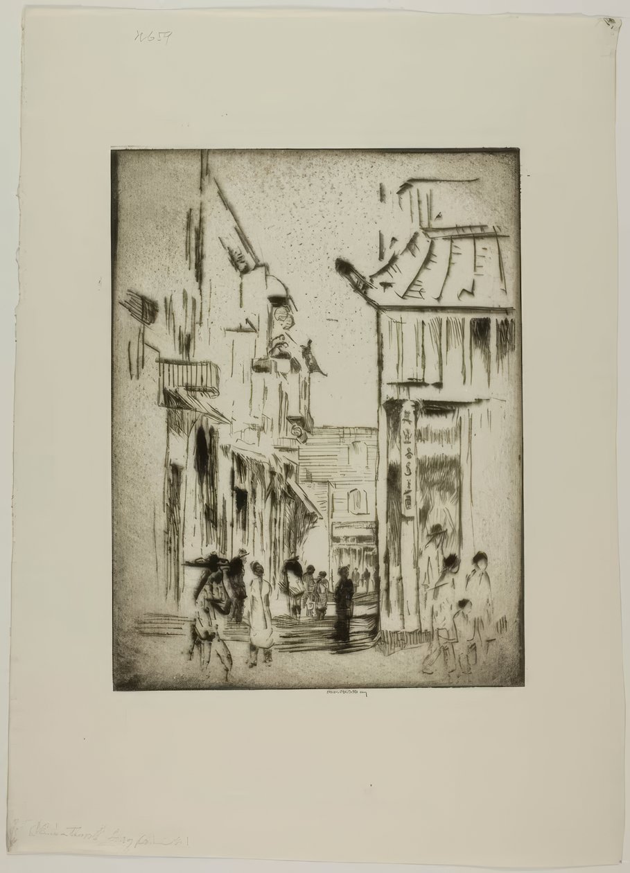 San Francisco – Chinatown tekijältä Bror Julius Olsson Nordfeldt