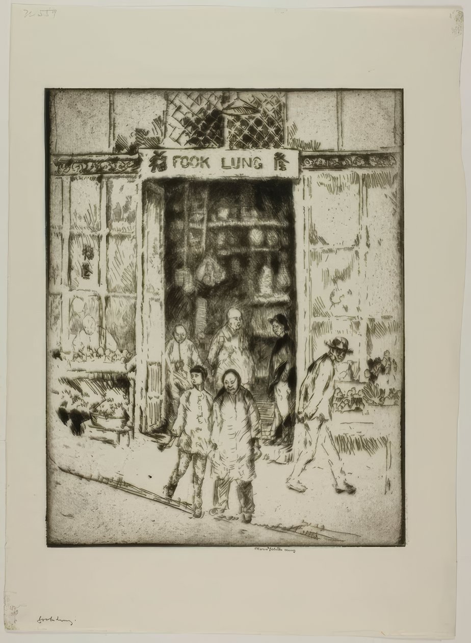 San Francisco – Fook Lung tekijältä Bror Julius Olsson Nordfeldt