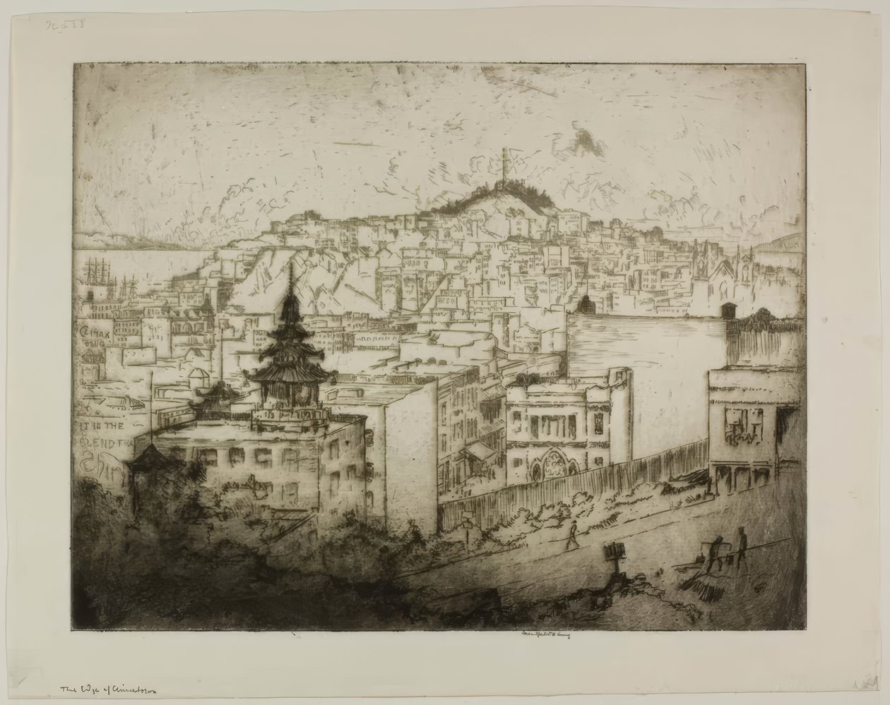 Chinatownin reuna tekijältä Bror Julius Olsson Nordfeldt