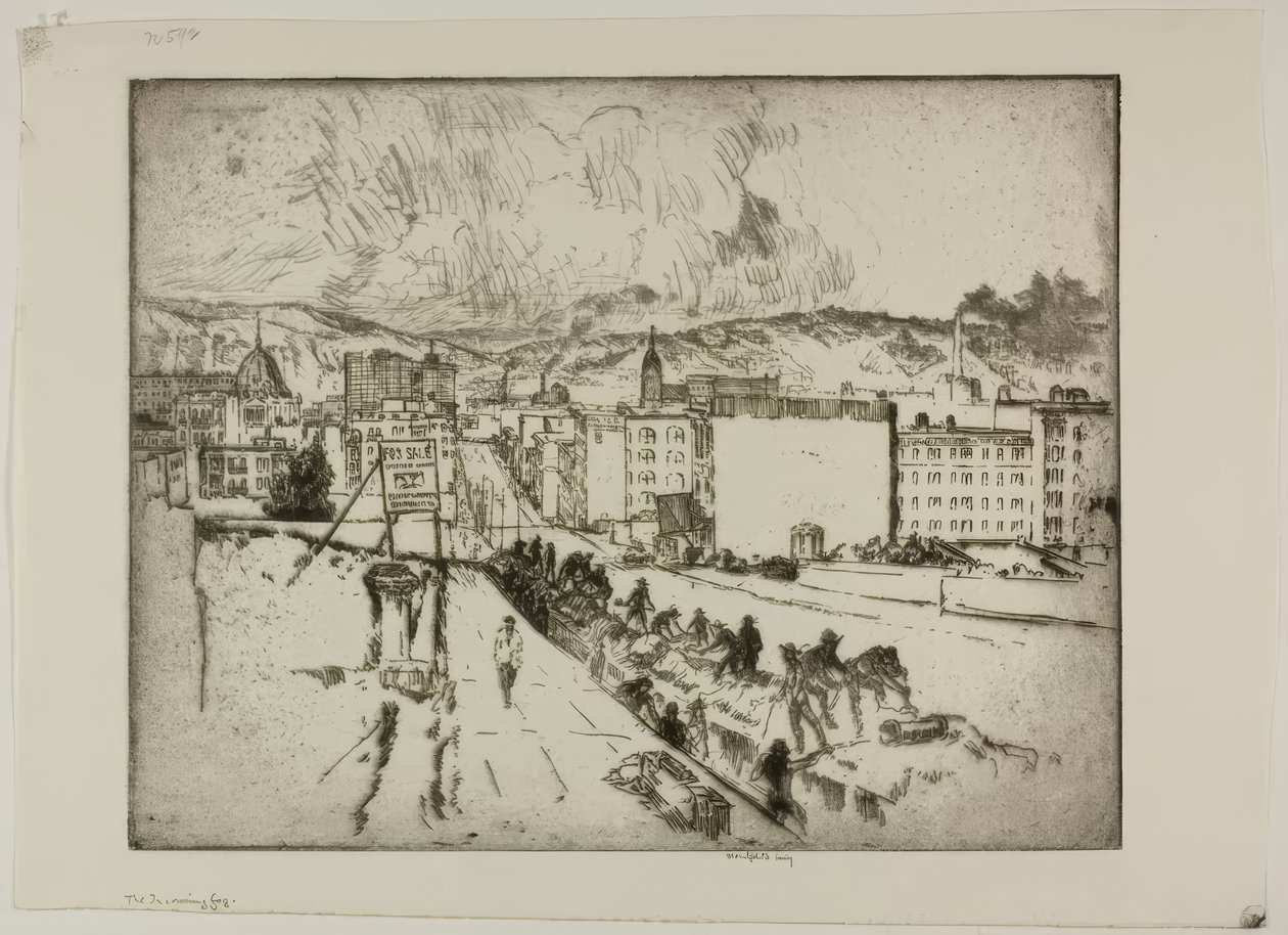 Saapuva sumu tekijältä Bror Julius Olsson Nordfeldt