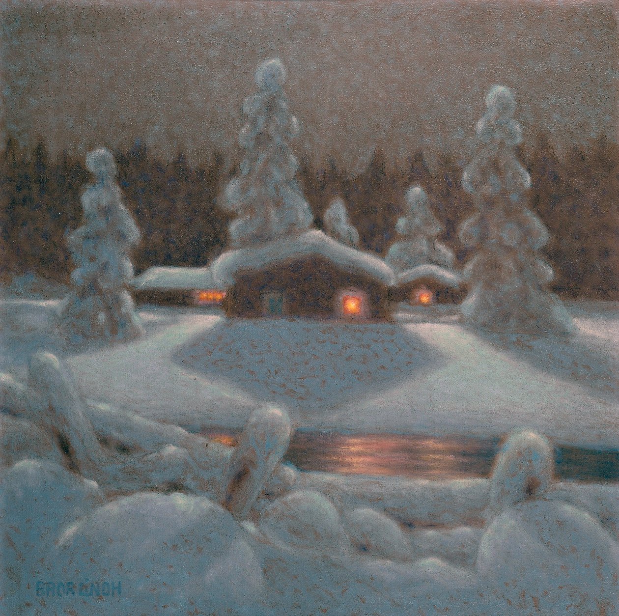 Talvi yö tekijältä Bror Lindh