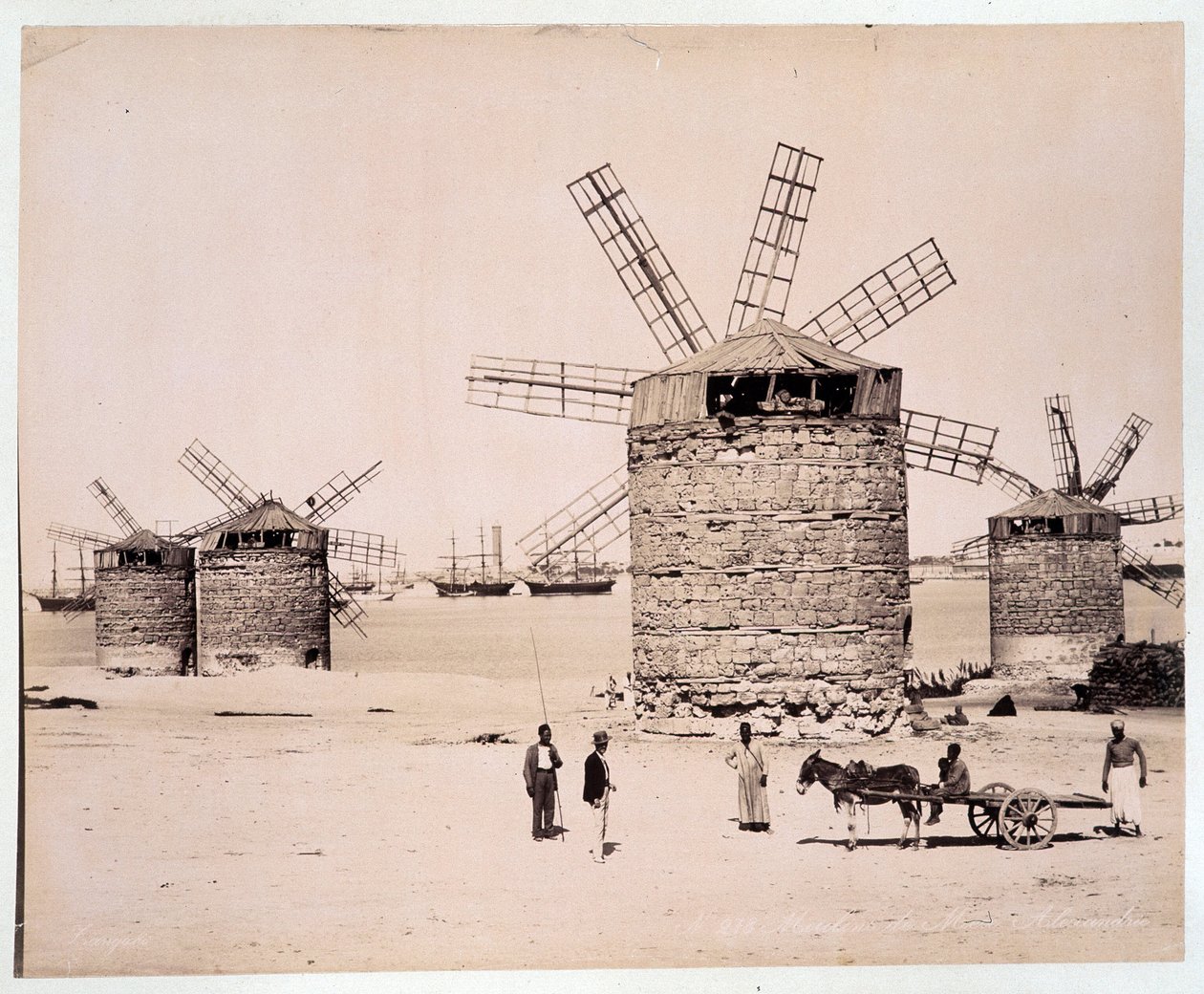 Moulins a Alexandria - Zangali-veljesten valokuvaus, 1800-luvun loppu tekijältä Brothers Zangaki