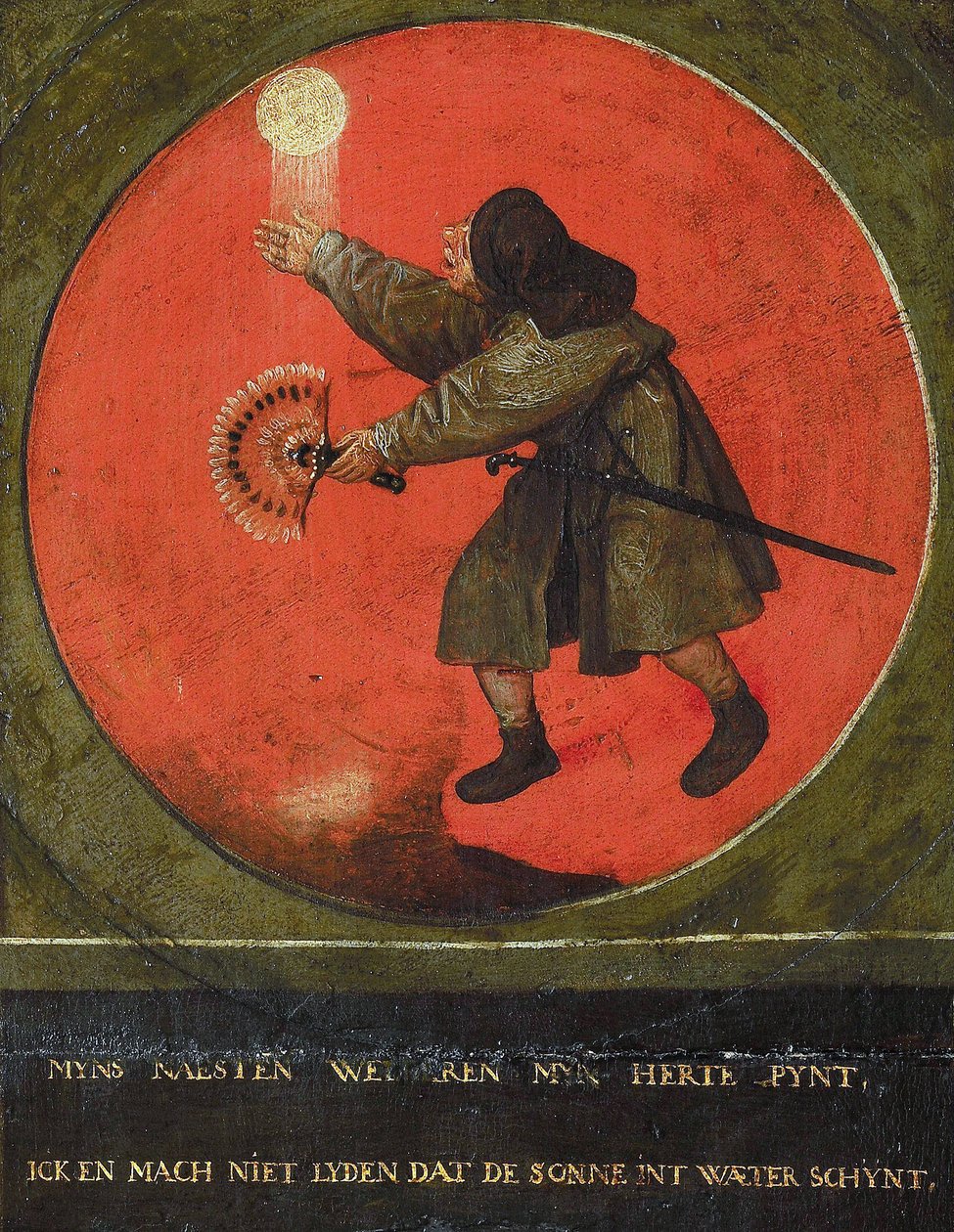 Naapurini menestys ärsyttää minua. En halua auringon paistavan vesille., 1558. tekijältä Bruegel