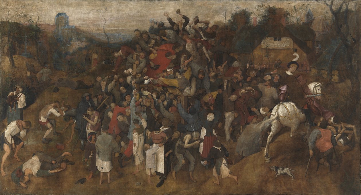 St. Martins Day Funfair, 1565-1569 tekijältä Bruegel