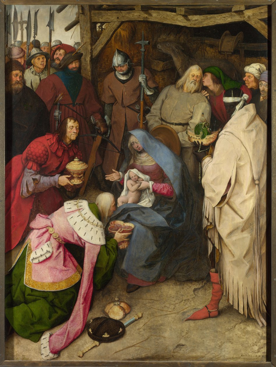Kuninkaiden palvonta, 1564 tekijältä Bruegel