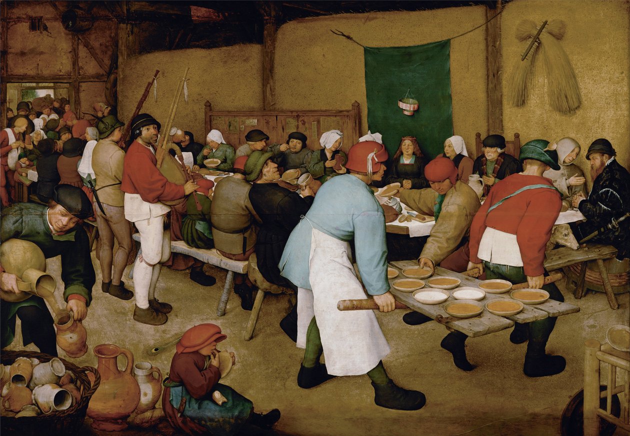 Talonpoikahäät, noin 1568 tekijältä Bruegel