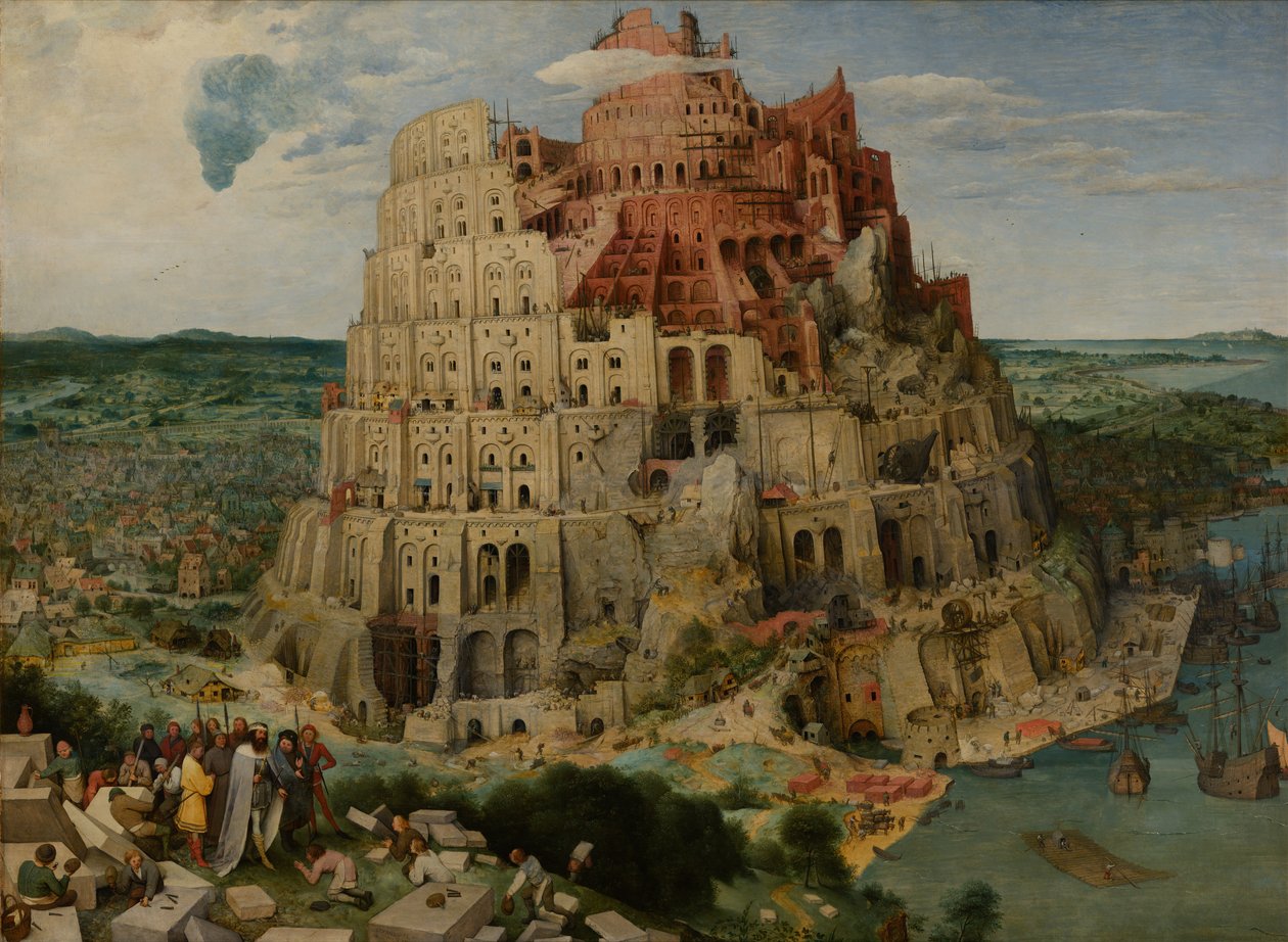 Baabelin torni, 1563 tekijältä Bruegel
