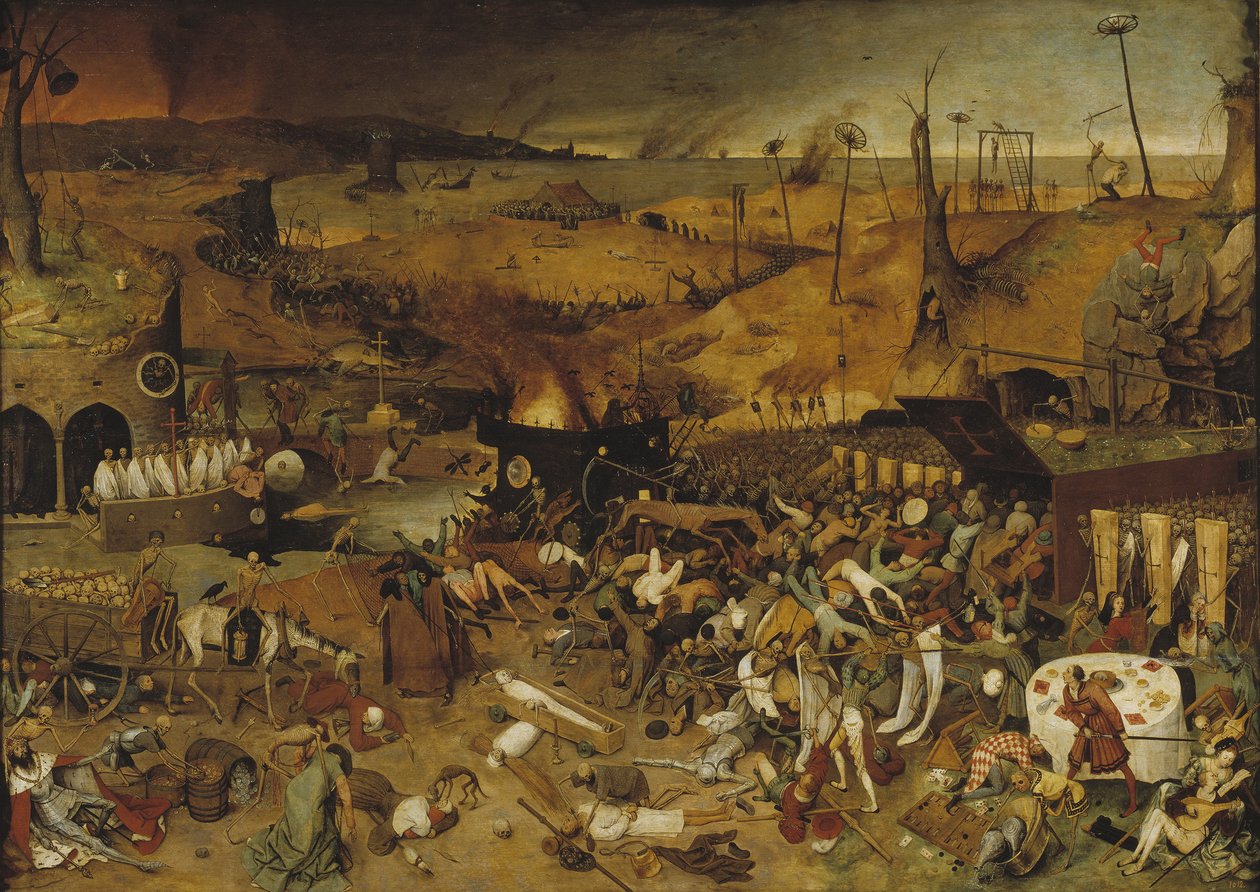 Kuoleman voitto, noin 1562-1563 tekijältä Bruegel