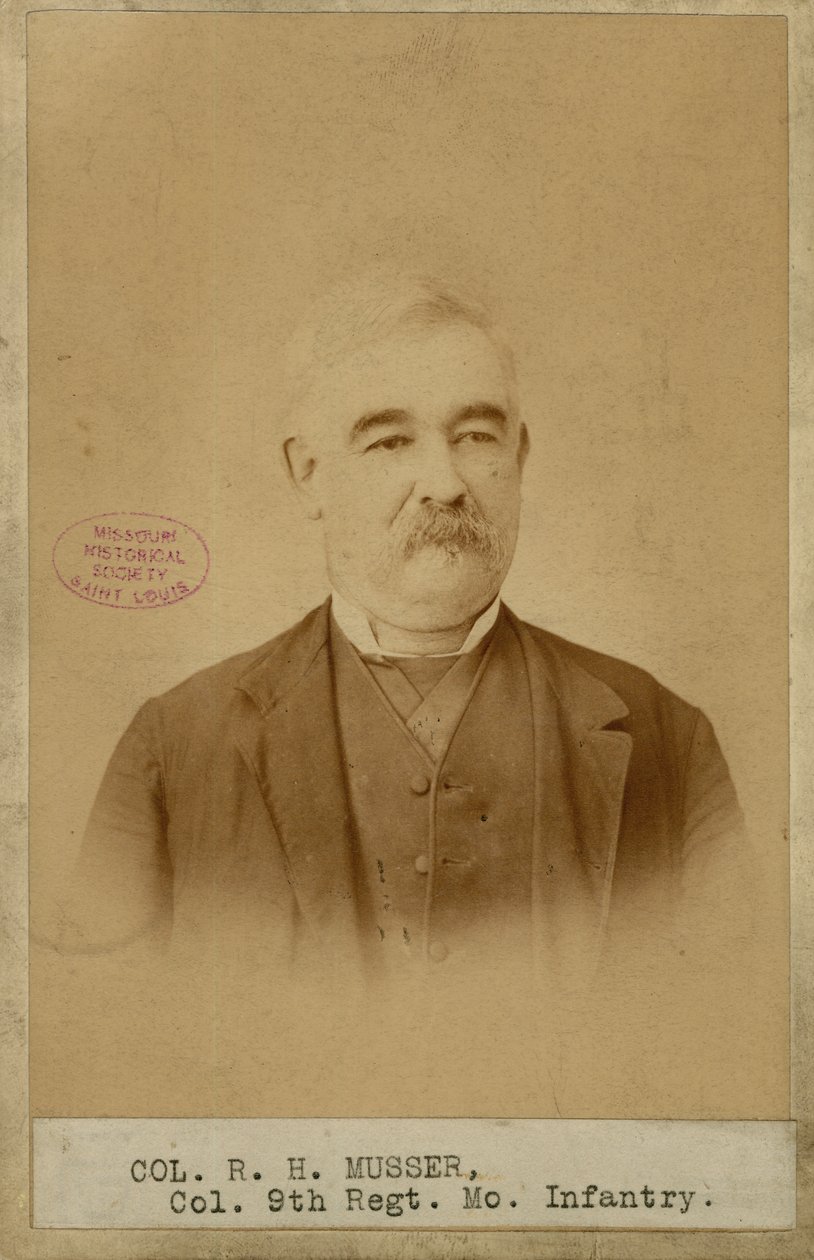 Richard H. Musser, eversti, 9. Missourin jalkaväki (konfederaatio). tekijältä Brunswick J. Sharer