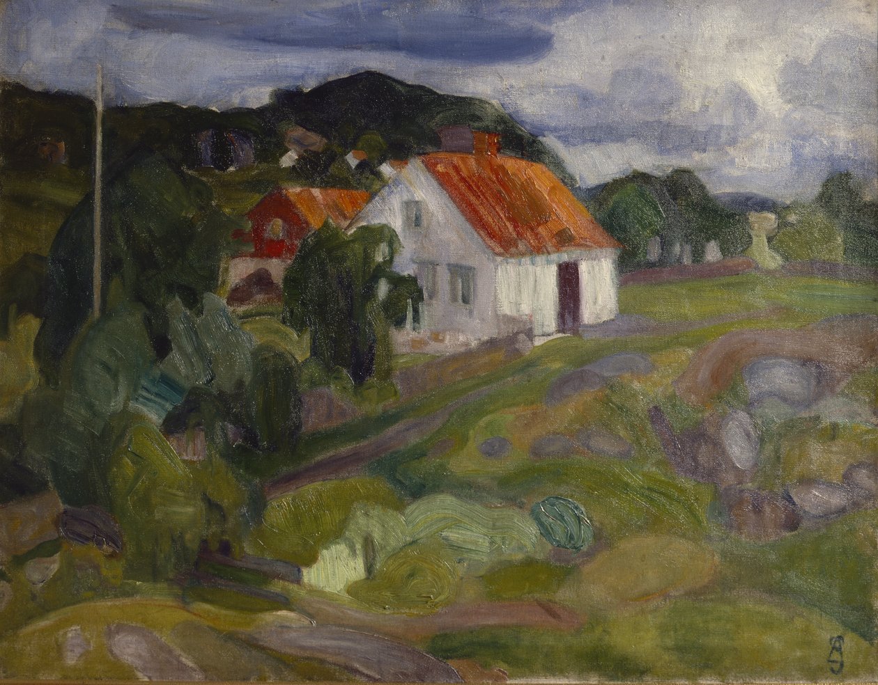 Vrengen, Nøtterøy (öljy kankaalle) tekijältä Brynjulf Larsson