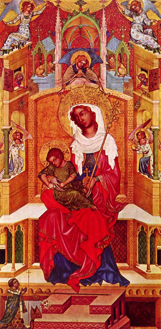 Kłodzko Madonna tekijältä Böhmischer Meister