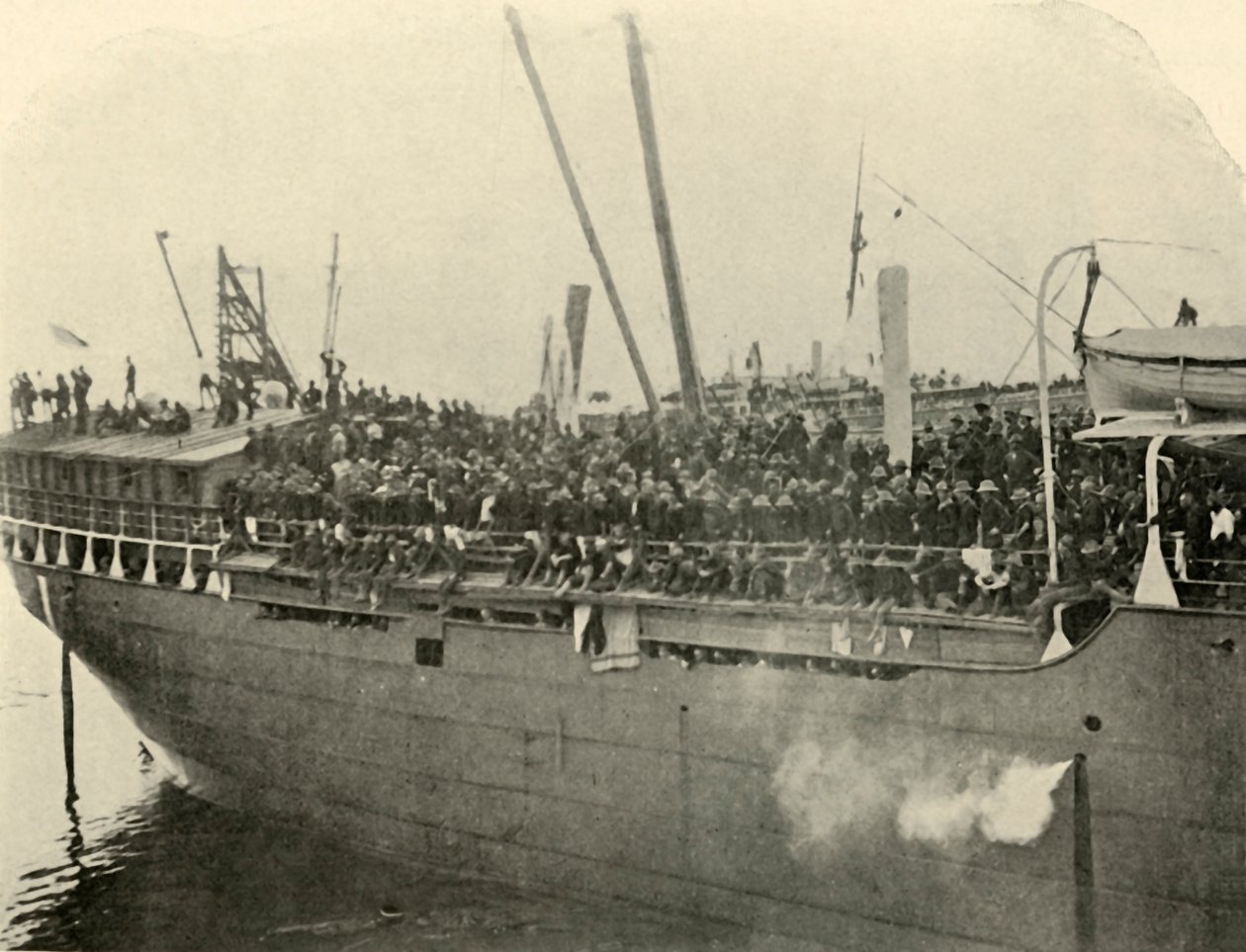 Matteawanin telakointi, iltapäivä 9. kesäkuuta, Espanjan ja Amerikan sota, 1898, 1899. tekijältä Burr McIntosh