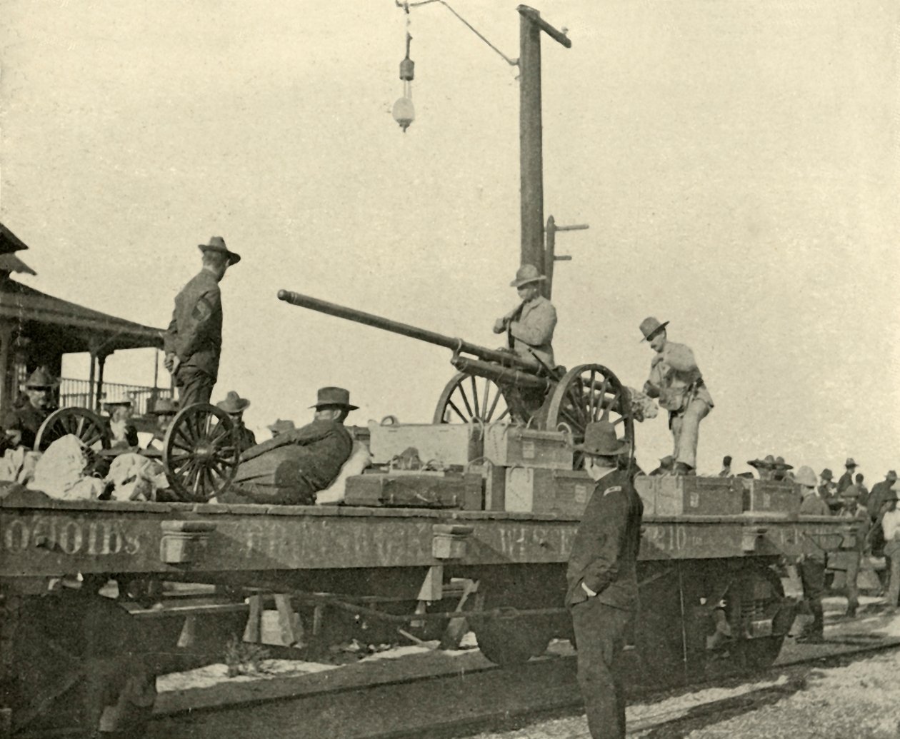 Kersantti Borrowe ja dynamiittiase, Espanjan ja Amerikan sota, kesäkuu 1898, 1899. tekijältä Burr McIntosh